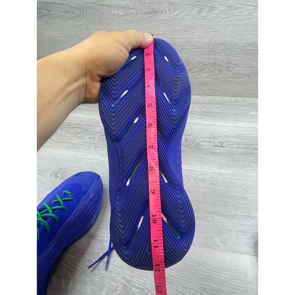 Adidas Anthony Edwards 1 Men's Sneaker Basketball Fabric 10 Blue Athletic Shoes - Picture 10 of 11